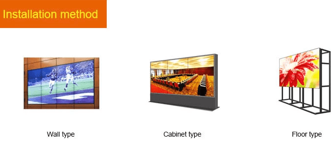 55 inch LCD video wall